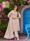 Coco By Aanchi Glass Roman Kurti With Bottom Dupatta

